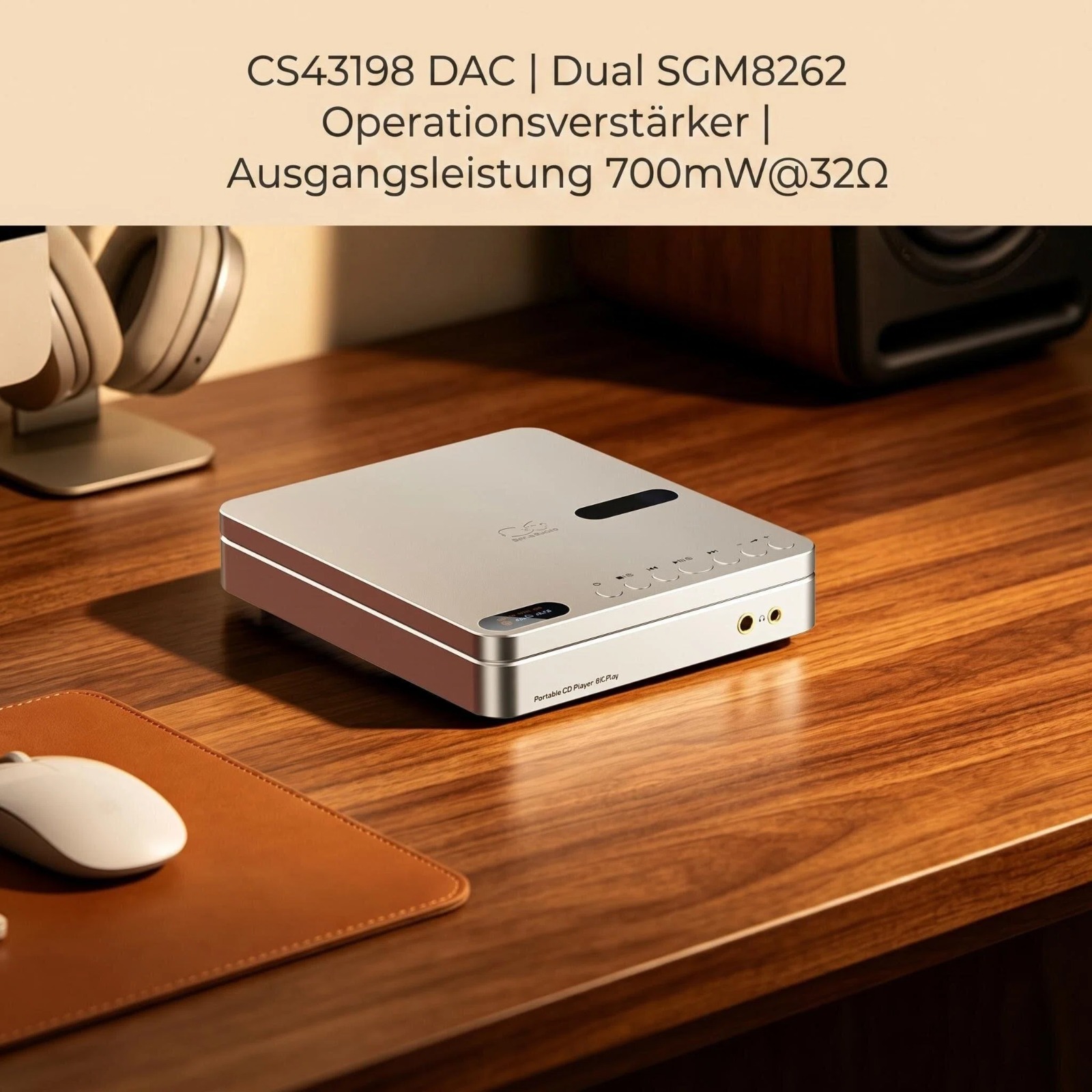EC Play-Compact Portable CD Player